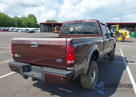 2004 Ford F-250 Lariat/Xl/Xlt из США, поврежденный, VIN 1FTNW21PX4EB44594